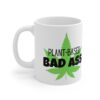 Plant-Based Bad Ass Coffee Mug - White (11oz) - Image 5