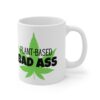 Plant-Based Bad Ass Coffee Mug - White (11oz) - Image 6