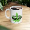 Plant-Based Bad Ass Coffee Mug - White (11oz) - Image 3