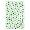 Green & Silver Weed Leaves Wrapping Paper (24in x 36in) - Image 2