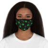 Green Cannabis Leaves Face Mask (Fitted) - Image 3