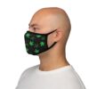 Green Cannabis Leaves Face Mask (Fitted) - Image 6