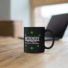Introvert But Willing to Talk About Cannabis Coffee Mug - Black (11oz) - Image 7