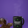 Introvert But Willing to Talk About Cannabis Coffee Mug - Black (11oz) - Image 3