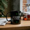 Introvert But Willing to Talk About Cannabis Coffee Mug - Black (11oz) - Image 8