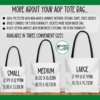 Green Hemp Leaves Canvas Tote Bag (White) - Image 8