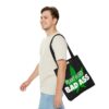 Plant-Based Bad Ass Canvas Tote Bag (Black) - Image 4